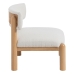 Sillón Blanco Natural Poliuretano Madera de caucho 62 x 62 x 71 cm