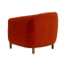 Sillón Rojo Natural Madera de caucho Foam Tejido 82 x 77 x 74 cm