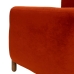 Fotelis Raudona Natūralus Kaučiukmedžio mediena Foam Medžiaga 82 x 77 x 74 cm