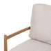 Armchair Beige Natural Rubber wood MDF Wood Foam 100 % polyester 65 x 71 x 88 cm