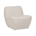 Fauteuil Blanc Bois MDF Foam 100 % polyester 71 x 81 x 66 cm