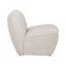 Fauteuil Blanc Bois MDF Foam 100 % polyester 71 x 81 x 66 cm