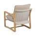 Fauteuil Beige Naturel Bois d'hévéa Éponge Bois de frêne Foam 65 x 69 x 83 cm