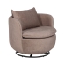 Armchair Taupe Wood Iron 84 x 74 x 66 cm