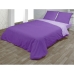 Parure de couette Hosteline VEGAS Mauve Gran lit 2 persones 3 Pièces