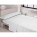 Juego de Sábanas Hosteline IRIS PREMIUM Blanco Cama de 90