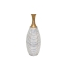 Vaso da pavimento Alexandra House Living Bianco Dorato Metallo 20 x 62 x 20 cm