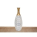 Vaso da pavimento Alexandra House Living Bianco Dorato Metallo 20 x 62 x 20 cm