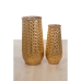 Conjunto de 2 Vasos Alexandra House Living Dourado Metal 42 x 85 x 42 cm (2 Peças)