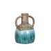 Vaso Alexandra House Living Azul Castanho Terracota 20 x 30 x 20 cm Com pegas