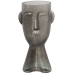 Vase Alexandra House Living Gris Verre Visage 11 x 11 x 29 cm