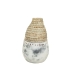 Vase Alexandra House Living Hvid Beige Keramik Spanskrør 25 x 40 x 25 cm