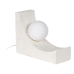 Tischlampe Weiß Polyesterharz 220-240 V 26,5 x 10 x 19,5 cm