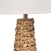 Stolní lampa Krém Přírodní Len Železo Přírodní vlákno 60 W 220-240 V 35 x 35 x 58 cm