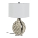 Bordlampe Hvid Sort Metal Keramik Krystal 60 W 220-240 V 45 x 45 x 73 cm