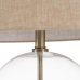 Desk lamp Golden Linen Metal Crystal 60 W 220-240 V 43 x 43 x 73 cm