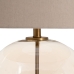 Desk lamp Golden Linen Metal Crystal 60 W 220-240 V 40,5 x 40,5 x 57 cm