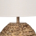 Desk lamp Cream Natural Linen Iron Natural Fibre 60 W 220-240 V 35 x 35 x 56 cm