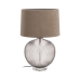 Bordlampe Beige Polyester Metal Krystal 60 W 220-240 V 43 x 43 x 66 cm