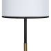 Lampada da Terra Bianco Nero Dorato Ferro Tessuto 40 W 28 x 28 x 157 cm