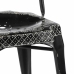 Jedálenská stolička Čierna 41 x 39 x 85 cm