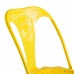 Dining Chair Yellow 41 x 39 x 85 cm