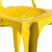 Dining Chair Yellow 41 x 39 x 85 cm