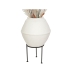 Grondlegger Romimex Wit Terra cotta 30 x 55 x 30 cm Met steun