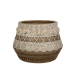 Vaso Romimex Beige Resina Con frange 31 x 30 x 31 cm