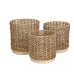 Set de jardiniere Romimex Natural (3 Piese)