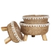 Set de jardiniere Romimex Natural răchită Picioare (3 Piese)