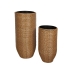 Conjunto de vasos Romimex Natural vime (2 Peças)