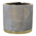 Planter Alexandra House Living Grey Golden Ceramic Elephant 18 x 18 x 15 cm