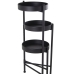 Suporte para Vasos Alexandra House Living Metal 24 x 25 x 66 cm Triplo Preto