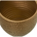 Conjunto de vasos Alexandra House Living Dourado Cerâmica (3 Peças)