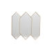 Wall mirror Romimex Golden Metal Rhombus 5 x 69 x 70 cm