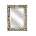 Zidno ogledalo Romimex Srebrna Smola 60 x 80 x 4 cm