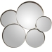 Wall mirror Alexandra House Living Silver Metal Circles 9 x 60 x 54 cm