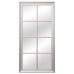 Wandspiegel Alexandra House Living Silberfarben Holz Fenster 5 x 78 x 150 cm