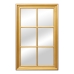 Wandspiegel Alexandra House Living Gold Holz Fenster 5 x 101 x 65 cm