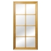 Wall mirror Alexandra House Living Golden Wood Window 5 x 78 x 150 cm