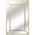 Espelho de parede Alexandra House Living Dourado Madeira Retangular 7 x 57 x 85 cm