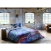 Noorse hoes Lois NIGHT P. Blauw Bed van 150 240 x 230 cm