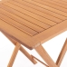 Mesa de Apoio Dobrável Kate 60 x 60 x 72,5 cm Natural Acácia