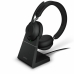 Hovedtelefoner med mikrofon Jabra Evolve2 65 MS Sort