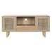 Mueble de TV Home ESPRIT Beige Natural Yute Pino 120 x 40 x 55 cm