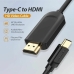 HDMI Kabel Vention CGUBH 2 m Černý Zlatá