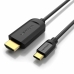 HDMI Kabel Vention CGUBH 2 m Černý Zlatá