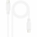 Cable USB NANOCABLE 10.01.2301-W 1 m (1 unidad)