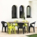 Garden chair Garbar Delta Dark grey polypropylene (4 Units)